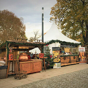 Schöne Weihnachtshütten