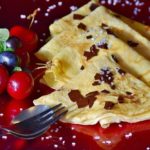 Crépes mit Cranberrys