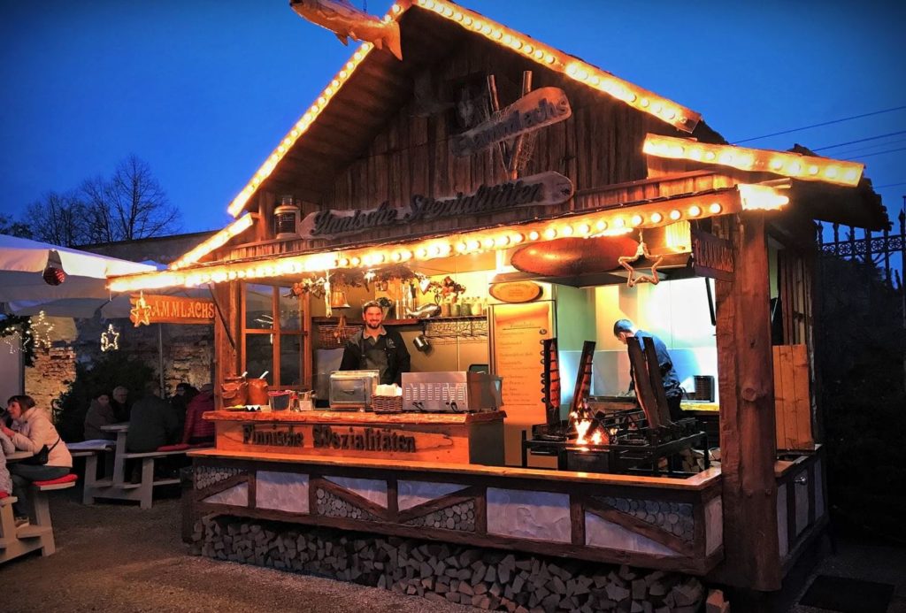 Mobiler Weihnachtsmarkt Stand