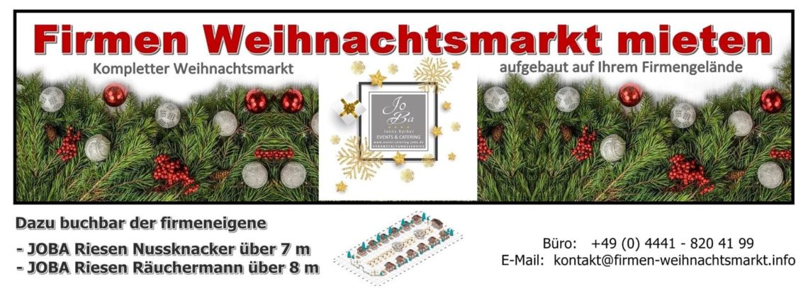 Mobiler Weihnachtsmarkt mieten