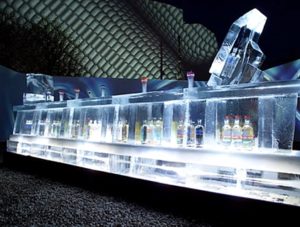 Mobile Eisbar auf der Weihnachtsfeier