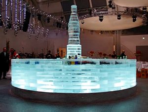 Eisbar für Firmen Weihnachtsmarkt